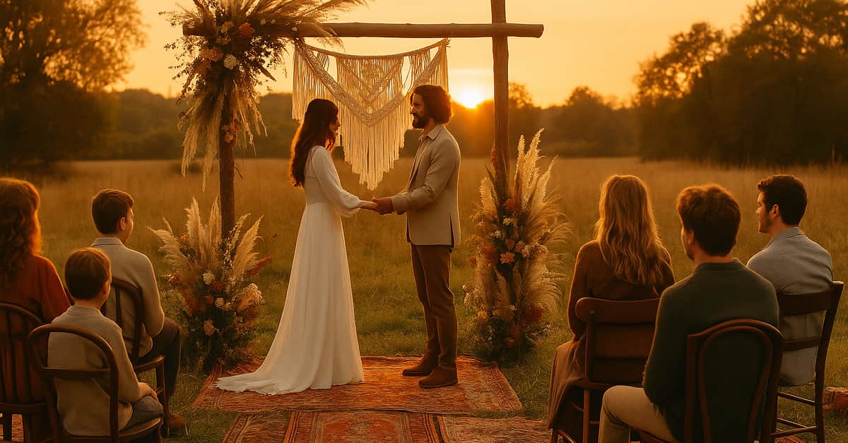 bohemian-wedding-outdoor-decor-scene
