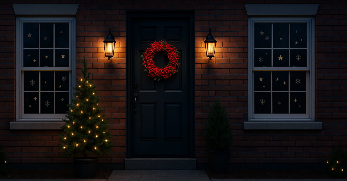 red-berry-wreaths-front-door